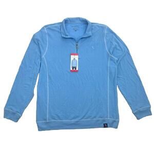 Margaritaville Island Reserve Size‎ Small Long Sleeve Parrot Pullover 1/4 Zip